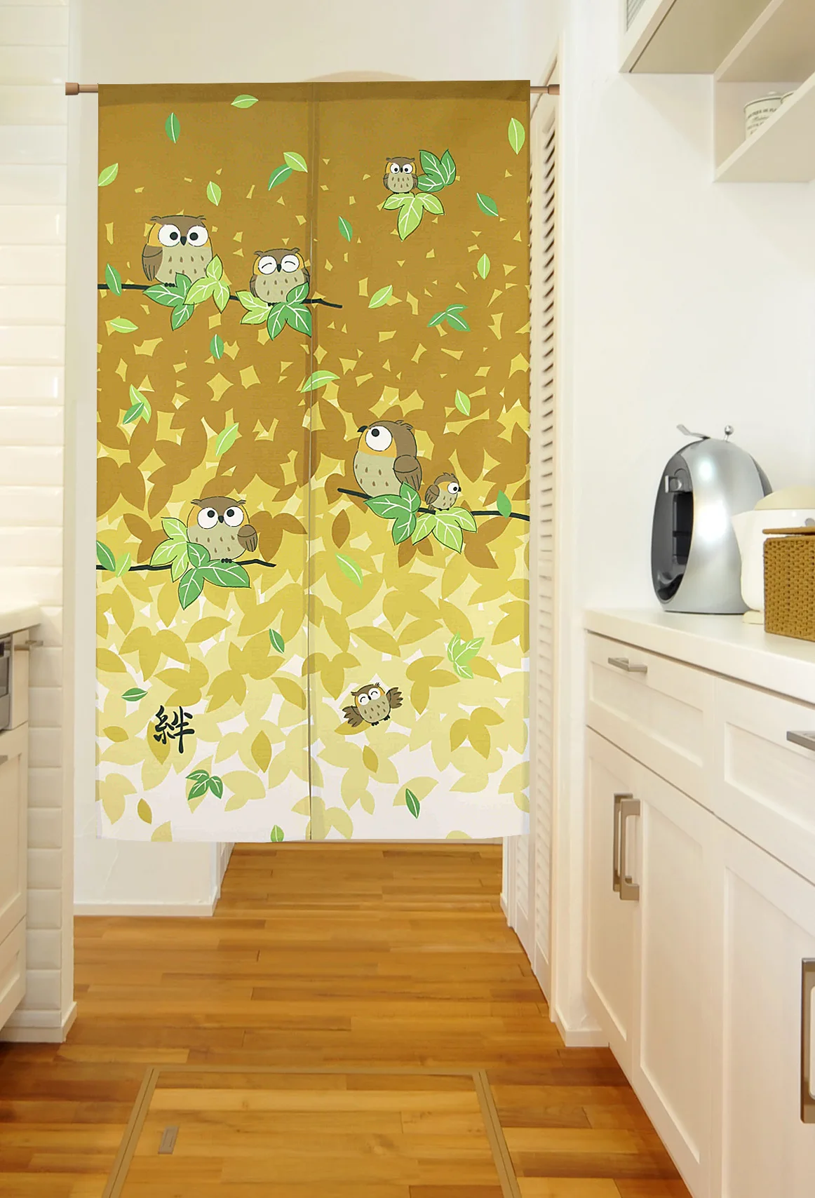 Fabric Japanese Style Door Curtain Kitchen pelmet Jinyun Seven Blessing Japan Design Producer