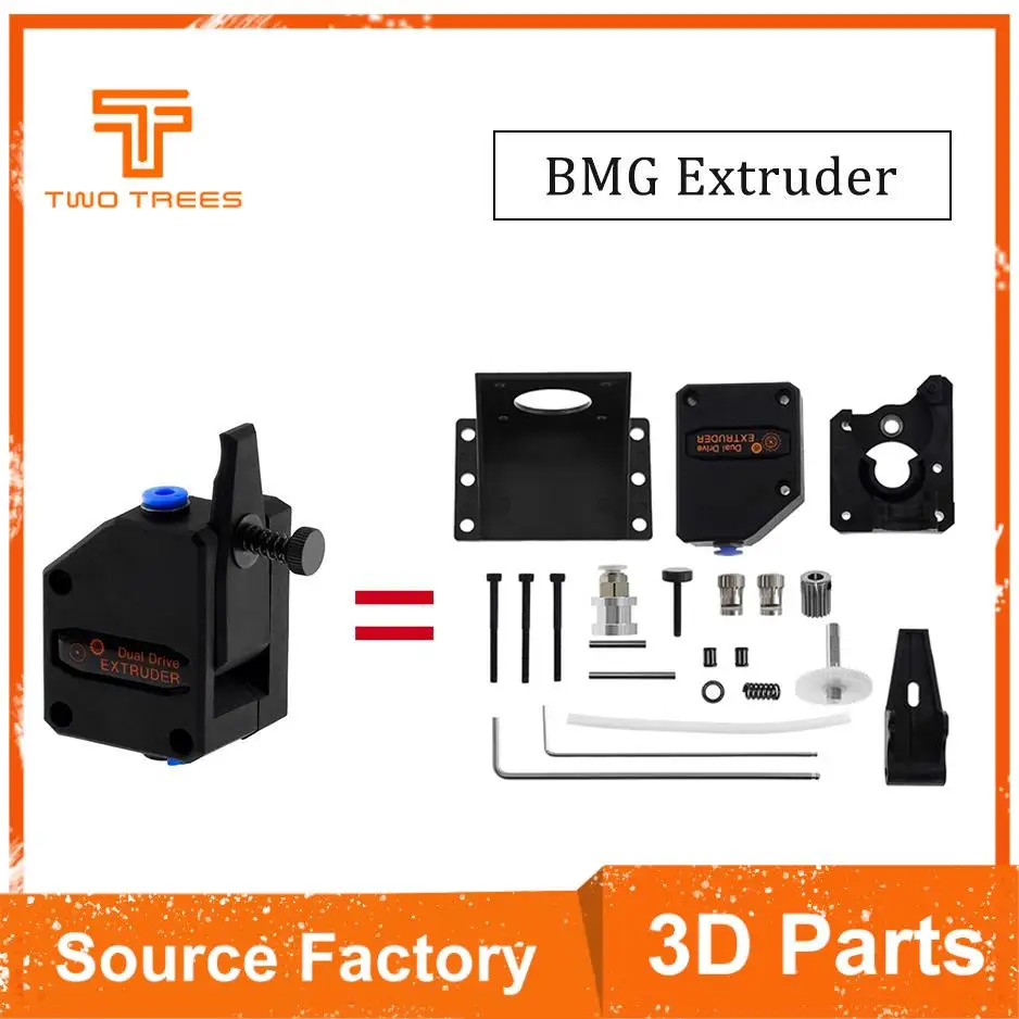 

3D Printer Parts BMG Extruder Cloned Btech Dual Drive Extruder Bowden Extruder Filament Dual Gear For 3D Printer CR10 MK8 Reprap