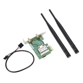 

300Mbps For Windows Network Card Adapter Dual Band USB WIFI Bluetooth 4.0 High Speed Wireless PCI-e Dongle 2.4G/5G Professional