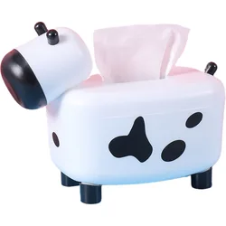 Household Small Cow Tissue Box Creative Sticker Pumping Box Restaurant Toothpick Box Multifunctional Cartoon Tissue Storage Box Household Small Cow Tissue Box Creative Sticker Pumping Box Restaurant Toothpick Box Multifunctional Cartoon Tissue Storage Box