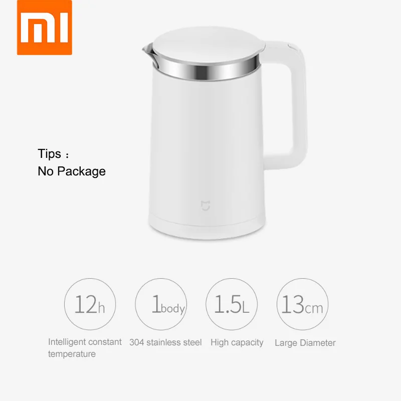 XIAOMI MIJIA Электрический чайник умный для воды самовар 1.5л Теплоизоляционный