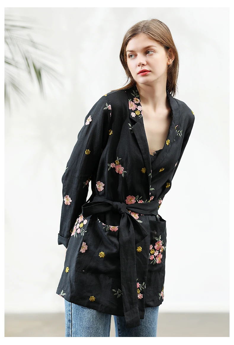 Yangxun осень китайский стиль рами Женская куртка ZHI81324