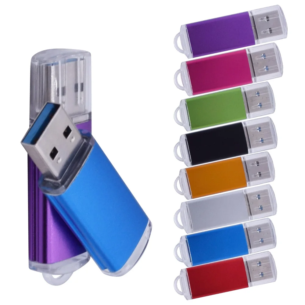 Новый металлический чехол 8 цветов usb 3 0 ГБ 16 32 64 Гб 128 портативный флеш-накопитель