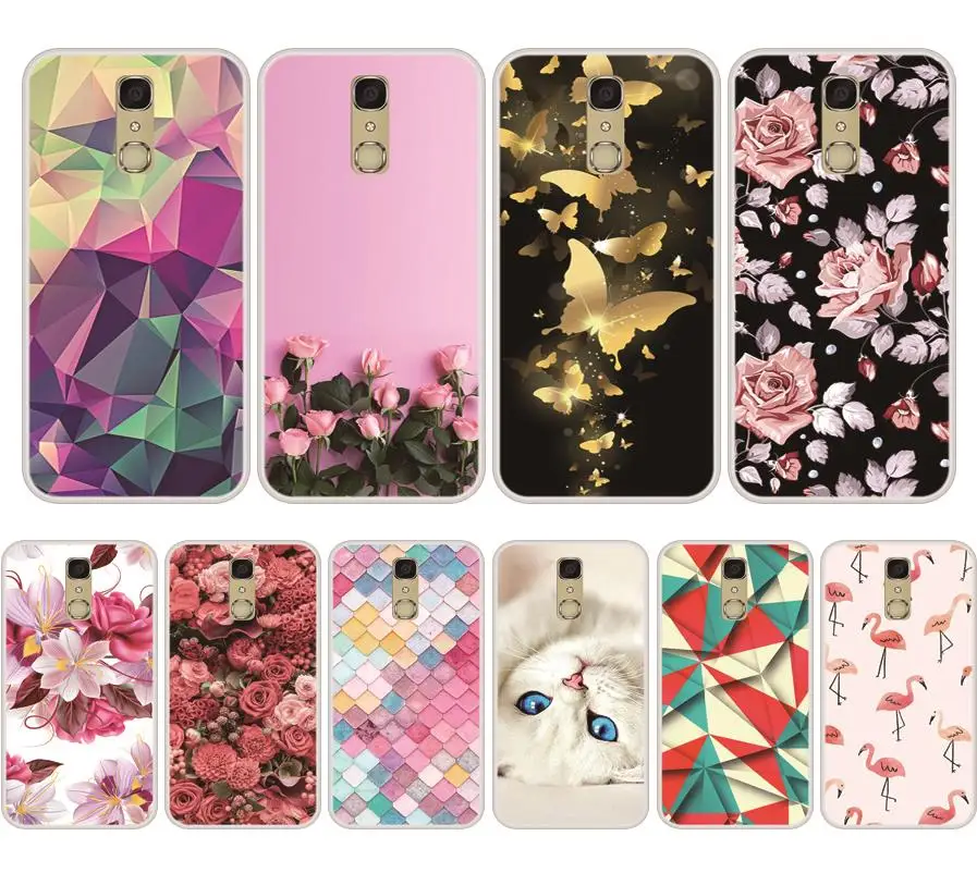 Case For Cubot X18 Soft Silicone TPU Floral Flower Patterned Printing Cover Phone In Stock |