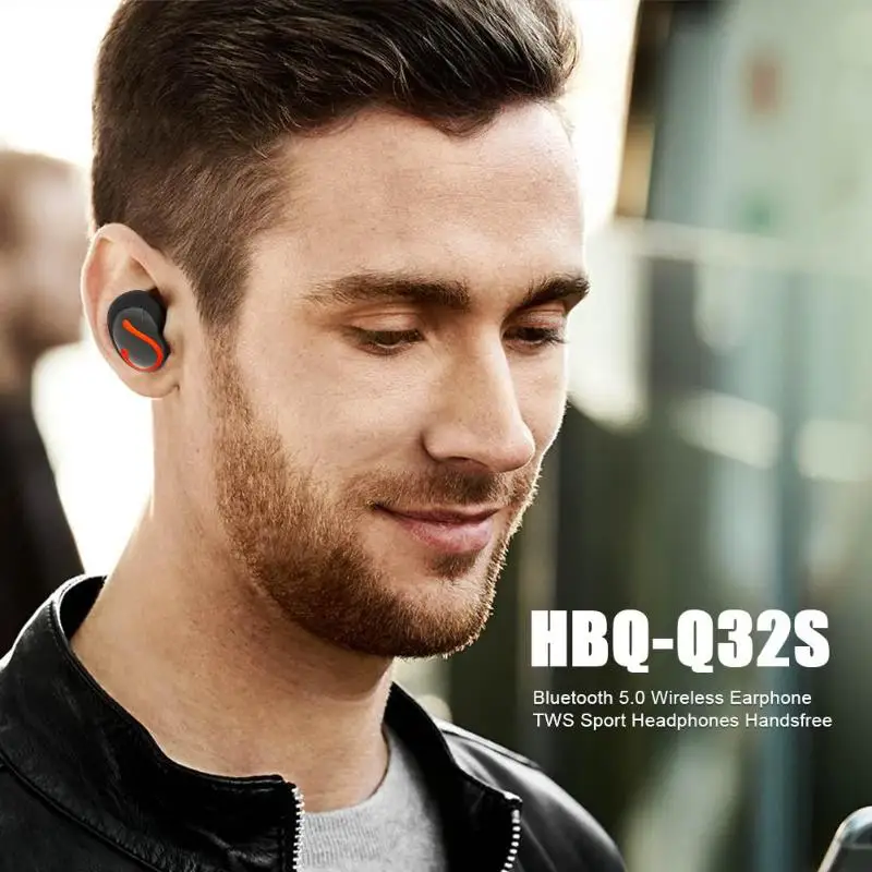 Прочные Bluetooth наушники износостойкие HBQ Q67 TWS Bluetooth 5,0 беспроводные наушники 3D стерео гарнитура наушники с микрофоном