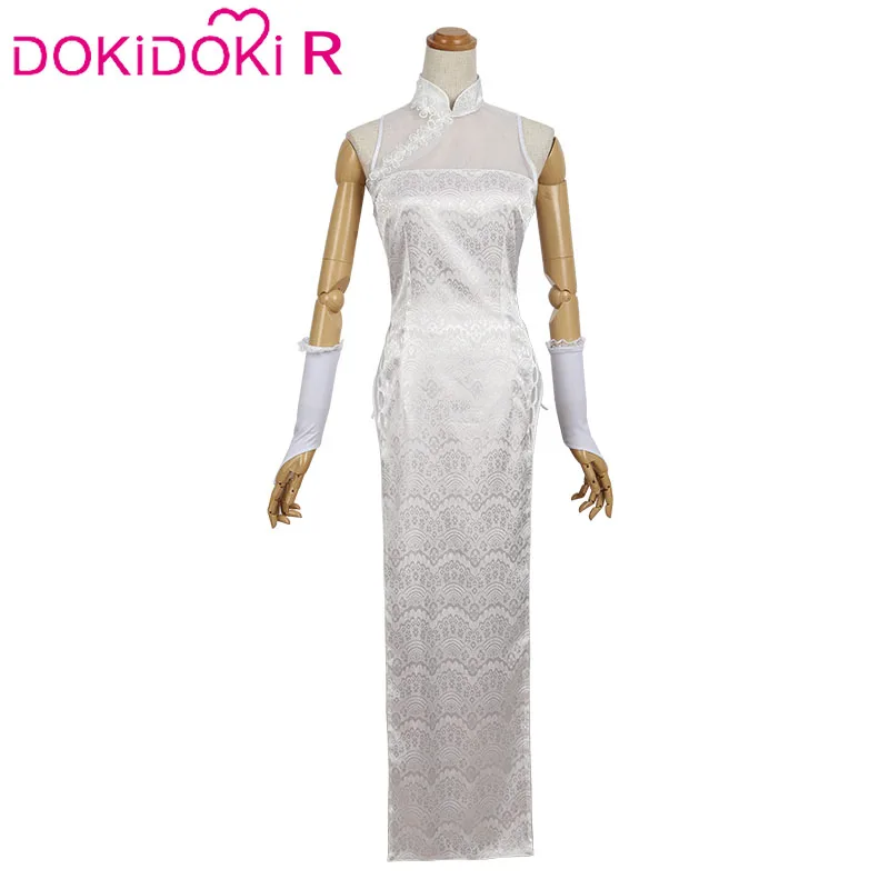 DokiDoki игра Azur Лэйн Косплей IJN Takao костюм Чонсам женский соблазнительный костюм Azur Лэйн Косплей IJN Takao