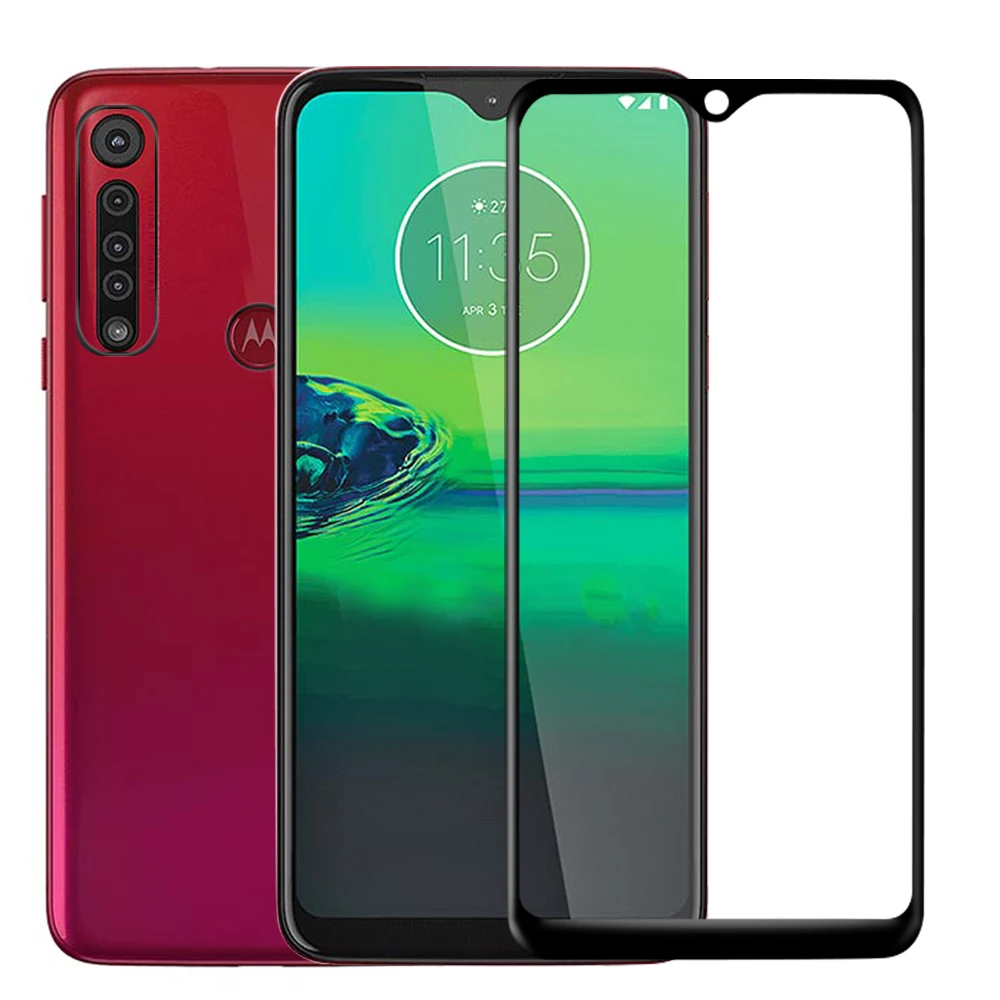 Пленка из закаленного стекла для Motorola Moto G8 Plus, защита экрана, защита от пыли, против царапин, на весь экран, для Moto G8 Play, клей