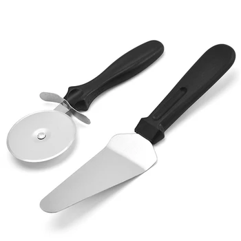 

Pizza Cutter Wheel Pizza Shovel Kitchen Tool Set, Quality Stainless Steel Pizza Cutter