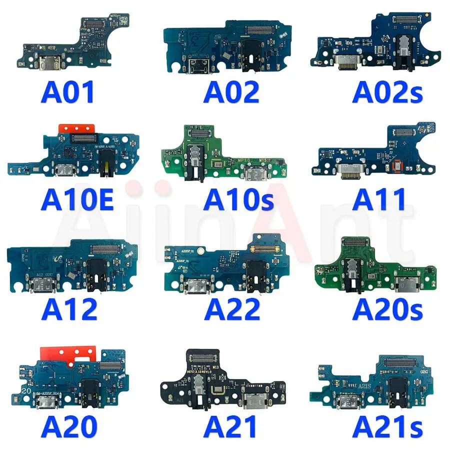Original USB Fast Charging Connector Dock Flex Cable For Samsung Galaxy A01 A02 A02S A10 A10E A10S A11 A12 A20 A20E A20S A21 A22 | Мобильные