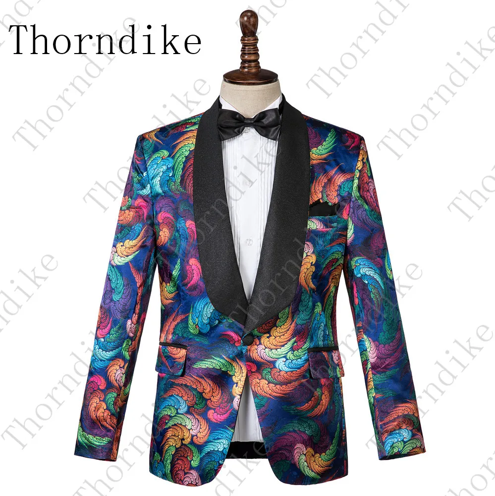 style 8 Thorndike, блейзер с принтом, модный пиджак для выпускного, для мужчин, на каждый день, для вечеринки, для выпускного, Мужской Стильный Блейзер, куртка для мужчин, на заказ - Цвет: style 8