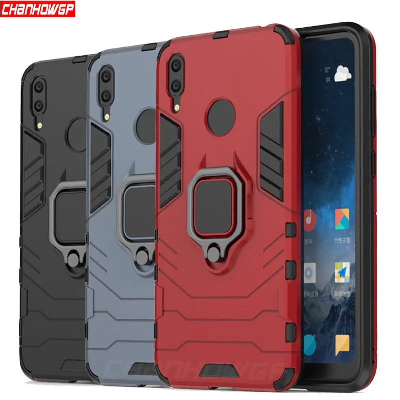

Armor Shockproof Case For Huawei Y5 2019 Y5 Prime Finger Ring Holder Stand Cover For Huawei Y6 Y7 Pro 2019 Y9 Y6 Prime 2018