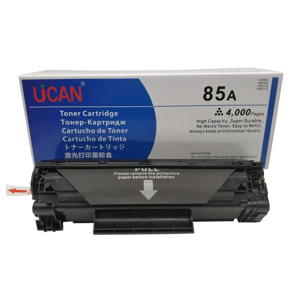 Cartuchos de tóner UCAN 85a para impresora HP 285a CE285a LaserJet Pro P1102  P1102w M1132 M1212 M1214 M1217 M1219, 4000 páginas|Cartuchos de tóner| -  AliExpress