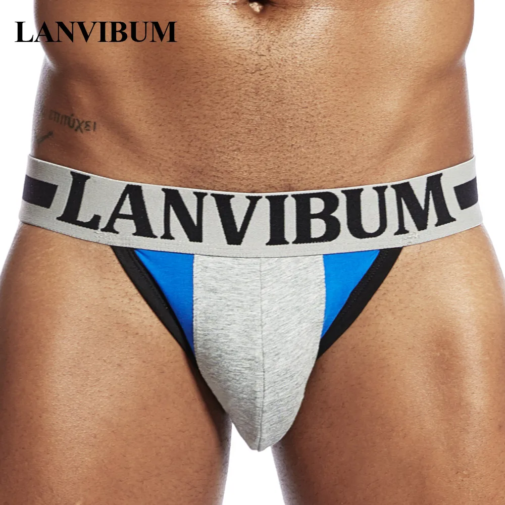 boxers and briefs Lanvibum men underwear breathable elastic cotton sexy underwear men briefs underpants  sexy homme male shorts mens white briefs