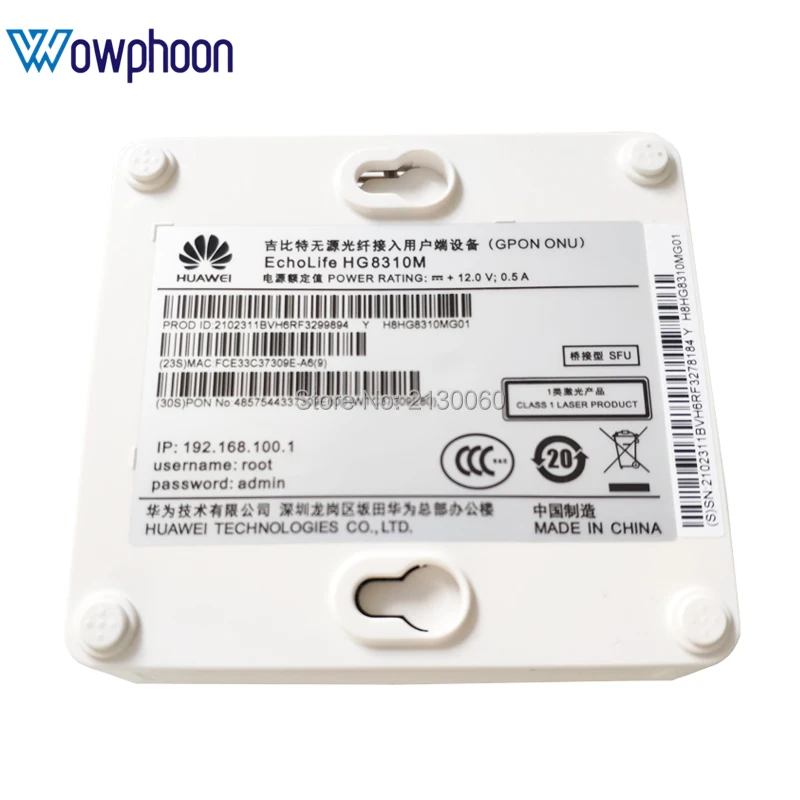 Hua wei HG8310M FTTH GPON ONU 1GE LAN SC UPC интерфейс английская прошивка HG8310M GPON терминал ONU