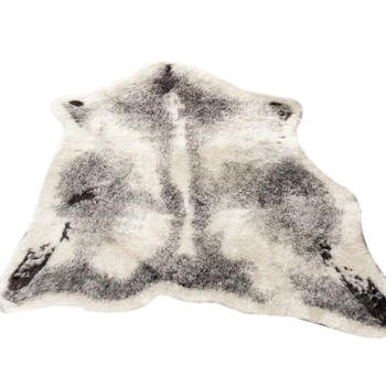 

Badger Cow Printed Cowhide Non Slip Anti Skid Mat Animal Print Carpet for Home Decoration