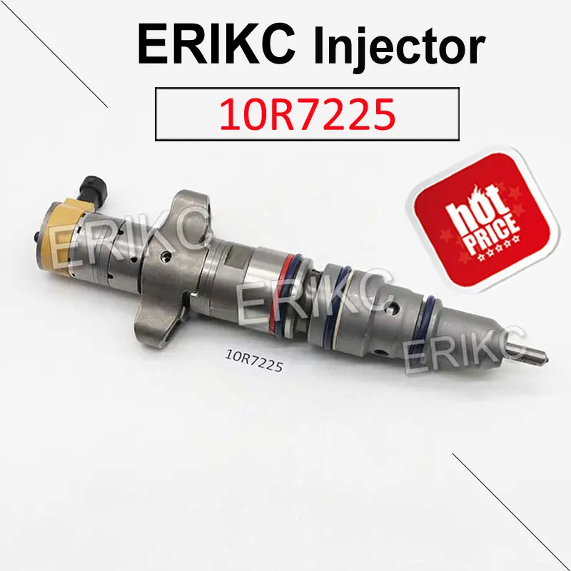 

ERIKC 10R7225 оригинальный Топливный инжектор 10R-7225, автомобильный дизельный инжектор в сборе 10R 7225 для экскаватора гусеничного двигателя 324D 325D