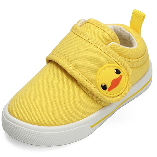 DRIPDROP Детские кроссовки | Повседневная обувь для детей | Обувь на липучке | Кроссовки для детей | Удобные кроссовки для мальчиков и девочек| Обувь на год | Обувь до года | Кеды детские | Обувь для малышей - Цвет: Yellow Duck