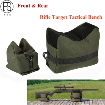 

Front & Rear Rifle Target Tactical Bench Unfilled Support Stand Hunting Bag Gun Accessories Hunting Shooting Gun Rest Bag Set