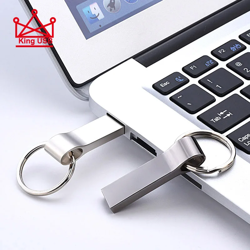 metal usb flash drive 64GB 32GB 16GB 8GB 4GB pen drive pendrive флешка waterproof silver u disk memoria cel usb stick gift chain images - 6