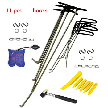Price PDR Rods Hooks Car Crowbar Pump Wedge Toolkit Paintless Dent Repair Tools Profession Dent Removal Tool Set