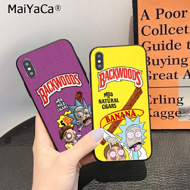 MaiYaCa Рик и Морти сигарета с табаком курить новое поступление чехол для сотового телефона Apple iPhone 8 7 6S Plus X XS MAX 5 5S SE XR