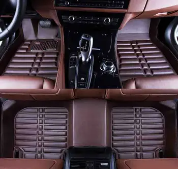 

Custom car floor mat for Ford EDGE Escort fiesta Explorer F-150 Focus Mustang C-MAX Everest Mondeoe car floor carpet car styling