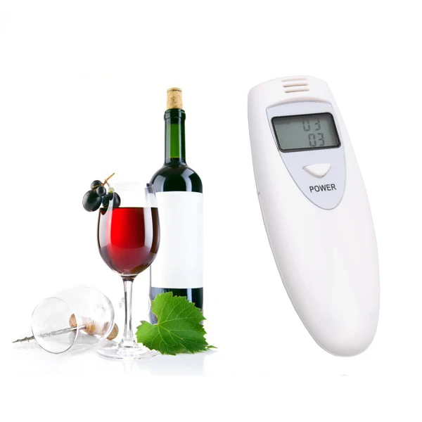 Portable Digital Alcohol Breath Tester LCD Display Inhaler Alcohol Meters Handheld Analyzer Breathalyzer Detector Test Testing alcohol tester breath alcohol tester