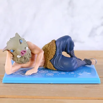 

Japanese Animie Kimetsu No Yaiba Hashibira Inosuke PVC Figure Figurine Model Toy