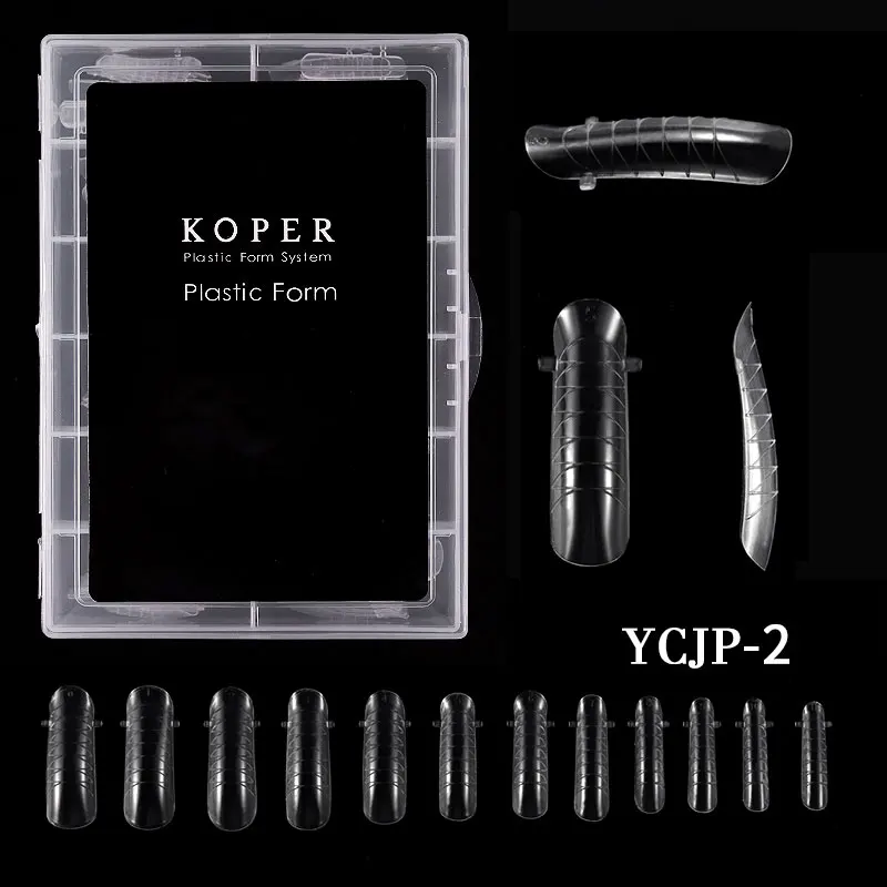 YCJP-2 120 шт накладные ногти быстро поли гель разборная форма палец наращивание ногтей для маникюра волокно дизайн ногтей УФ СТРОИТЕЛЬ полигель инструменты - Цвет: YCJP-2