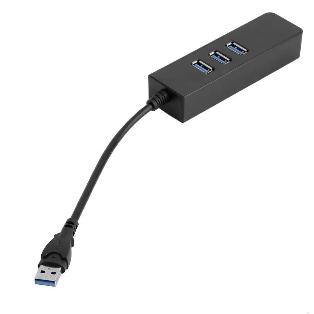 3-Порты и разъёмы USB 3,0 концентратор с RJ45 Gigabit Ethernet адаптер 1000 Мбит/с для портативных ПК SL