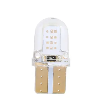 

10pcs T10 Led Car Interior Light Cob Silicone Auto Signal Lamp Side Wedge Parking Bulb
