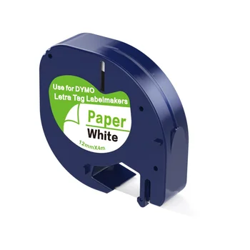 

High Quality 10pcs/lot Compatible DYMO 91200 LT tape Paper Label Tapes for DYMO label LetraTAG maker