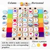 Character Graphics Pairing Storytelling Wooden Board Game Alphanumeric Color Cognition Storytelling Early Education Children Toy 2