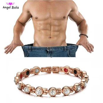 

Magnetic Therapy Bracelets Magnet Therapy Stainless Steel Charm Stimulating Acupoints Weight Loss Wrist Bracelets Fat Burnning