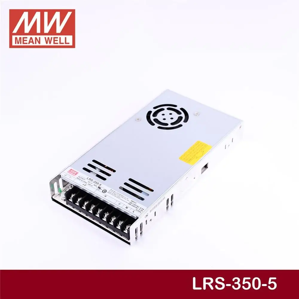 Лидер продаж бренд MEAN WELL представляет LRS-350-5 5V 60A meanwell LRS-350 5V 300W один Выход переключение Питание
