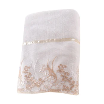 

Microfiber Elegant Embroidered Towel Adult Children Thickening Quick-Drying Cotton Shower Towel Fit Family Bathroom Hotel