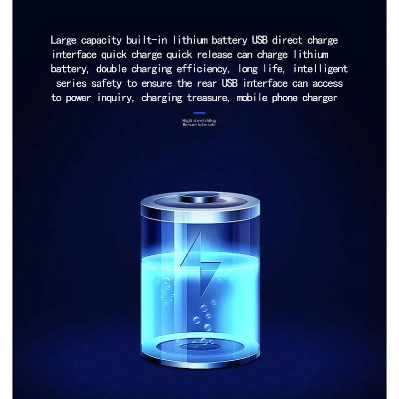 Велосипедный фонарь Водонепроницаемый usb зарядка велосипед передний свет фонарик руль велосипедный фонарик для головы рог измеритель скорости ЖК-экран
