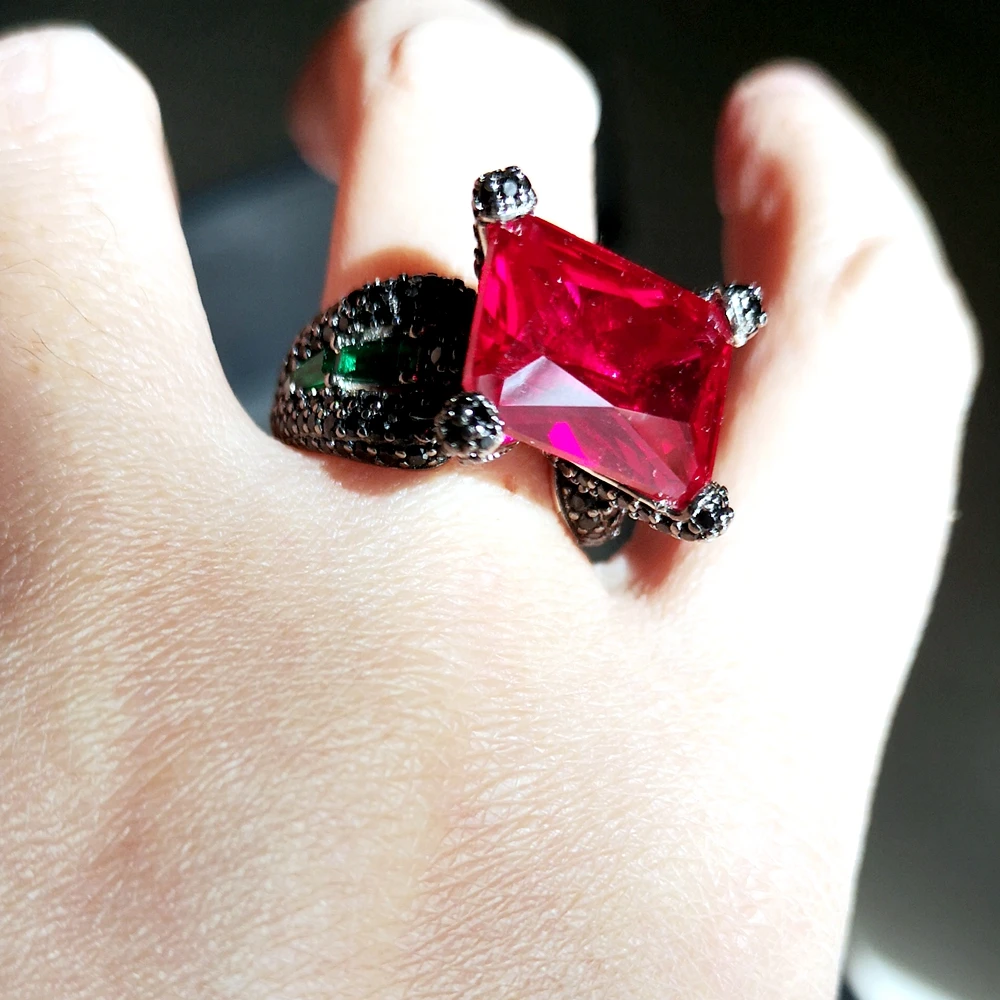 Ruby And Black Diamond Wedding Rings 2025