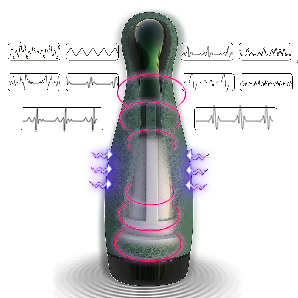 Upgrade Sucking Masturbator Blowjob Deep Throat Vibration Automatic Clip Suction Oral Sex Cup Adult Intimate sex Toys for Men 2