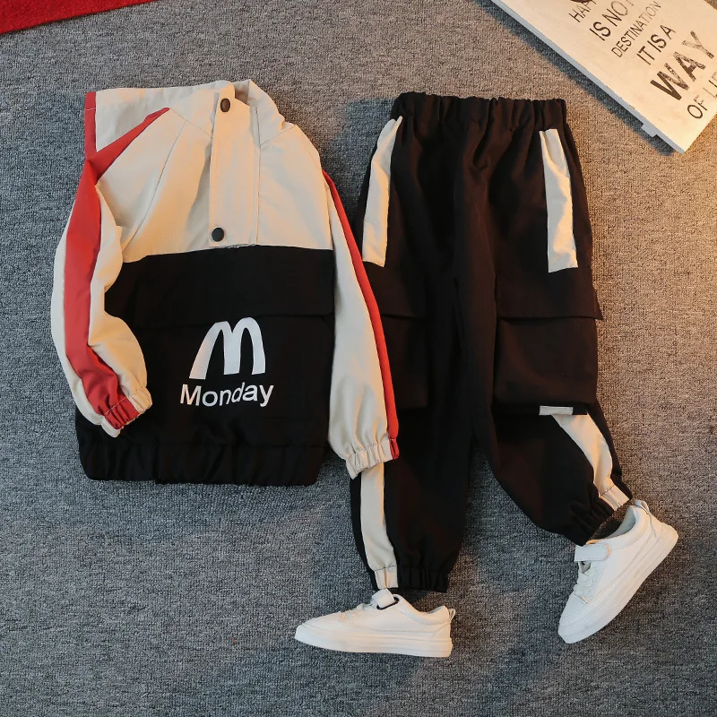 

BOY'S Suit Autumn Clothing 2019 New Style Western Style Children Autumn Western Style Tops Fashion Baby Spring And Autumn Handso