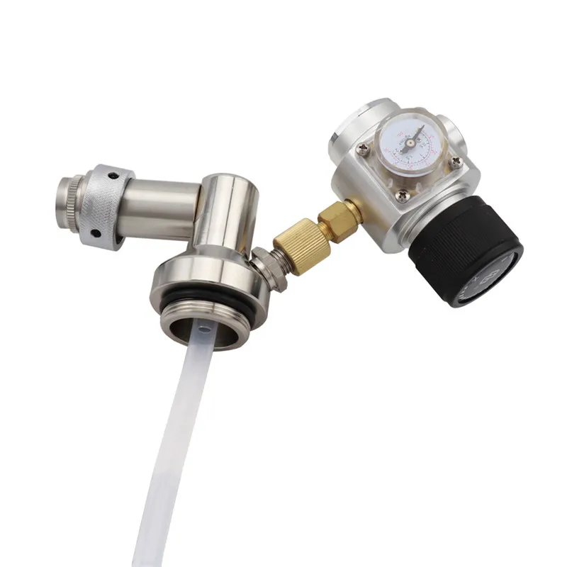 

Mini Growler Keg Tap Dispenser Spear with Regulator CO2 Charger Kit 0-30 PSI for 2L 5L 3.6L Beer Growler bar accessories