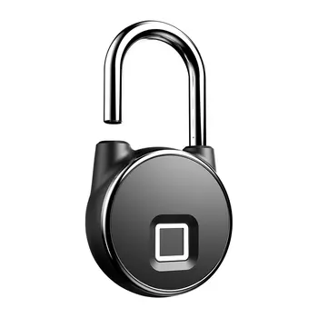 

Portable bluetooth Lock Smart Padlock Keyless Fingerprint Lock Anti-Theft Security Door Padlocks for Bag Drawer Suitcase