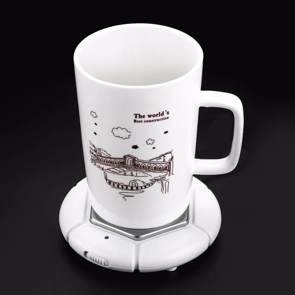 

Electric Cup Heater USB Cup Warmer Heat Beverage Mug Mat Keep Drink Warm Heater Mugs Coaster
