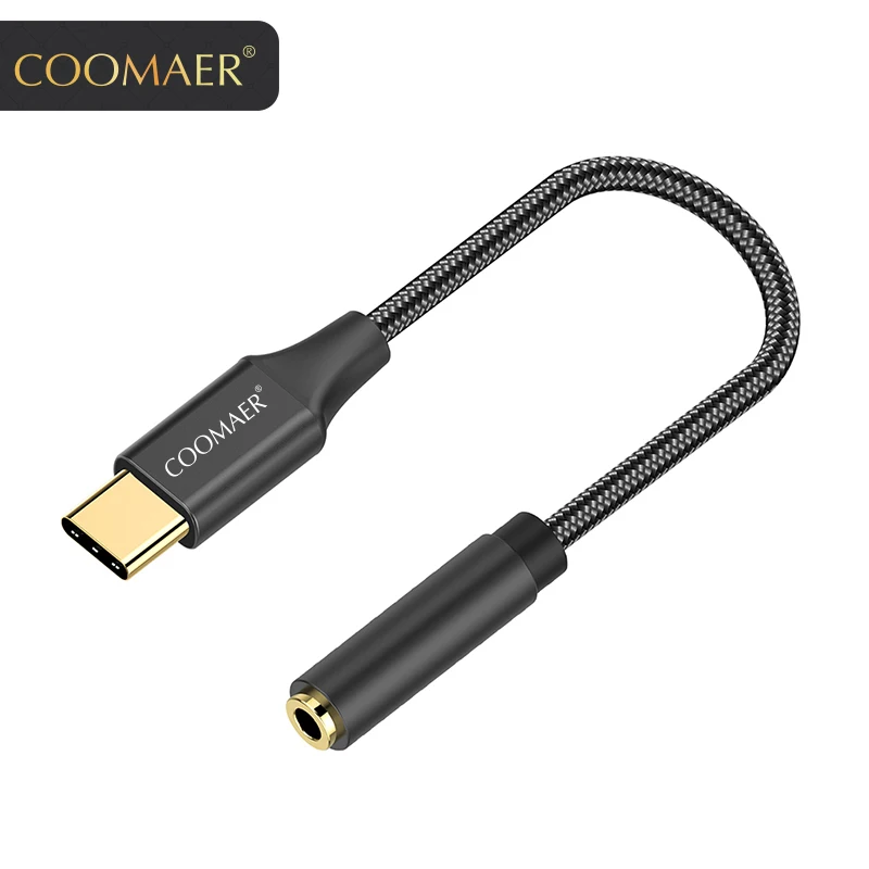 Адаптер для наушников type-C до 3,5 jack C до 3,5 mmAUX для наушников type-C jack phone huawei P30 pro xiaomi 6 8 9 SE аудио кабель