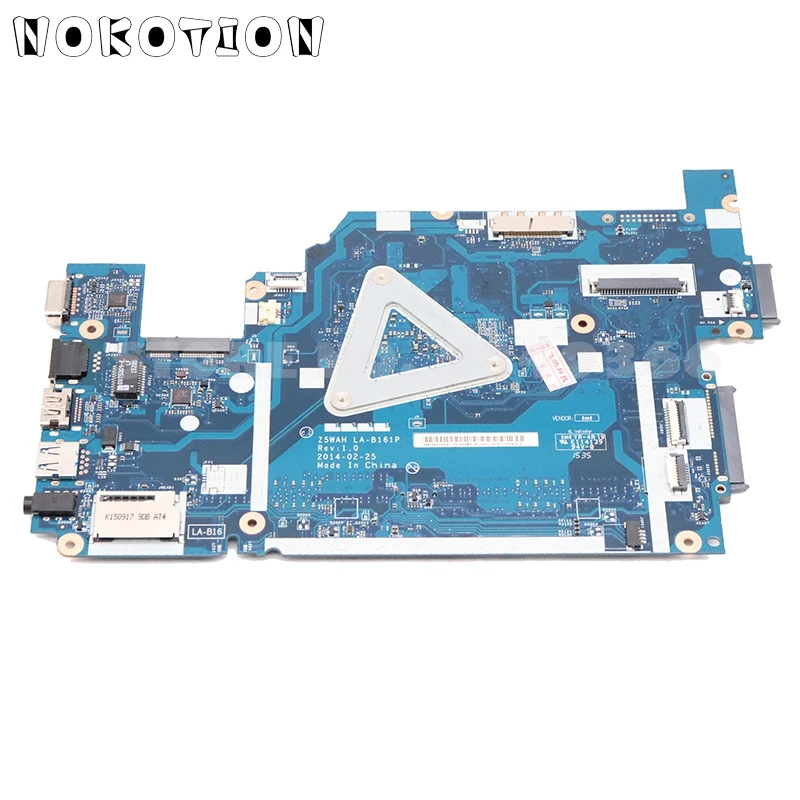 NOKOTION NBML81100D Z5WAH LA-B161P основная плата для acer aspire E5-571 E5-531 материнская плата для ноутбука DDR3L SR23W I7-5500U процессор