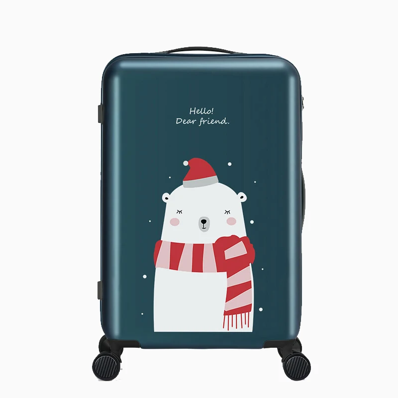 AJI модный запатентованный дизайн чемоданов для путешествий вращающихся на