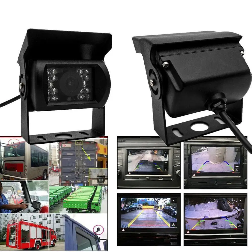 Сверхмощный 4 Pin/RCA автомобиль сзади/вид сбоку Камера Удлинитель для грузовика RV автобус трейлер ИК ночного видения водонепроницаемый