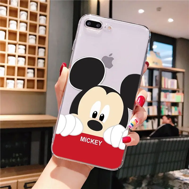 Yinuoda Micky house Мягкий ТПУ силиконовый цветной чехол для телефона для iPhone 8 7 6 6S Plus X XS max 10 5 5S SE XR Coque Shell - Цвет: 7