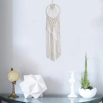 

Nordic Star Moon Tapestry carpet Room Decoration Macrame Wall Hanging Dreamcatcher Decor Plant Holder Cotton Decorativas