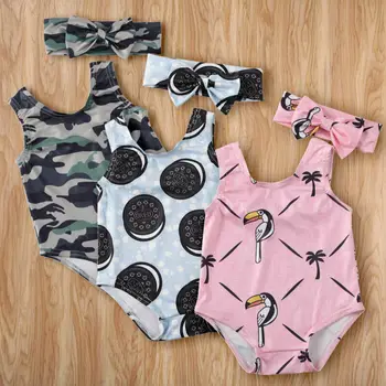 

Infant Baby Girls Kids Swimwear Swimsuit Swimming Costume Sunsuit Summer Clothes